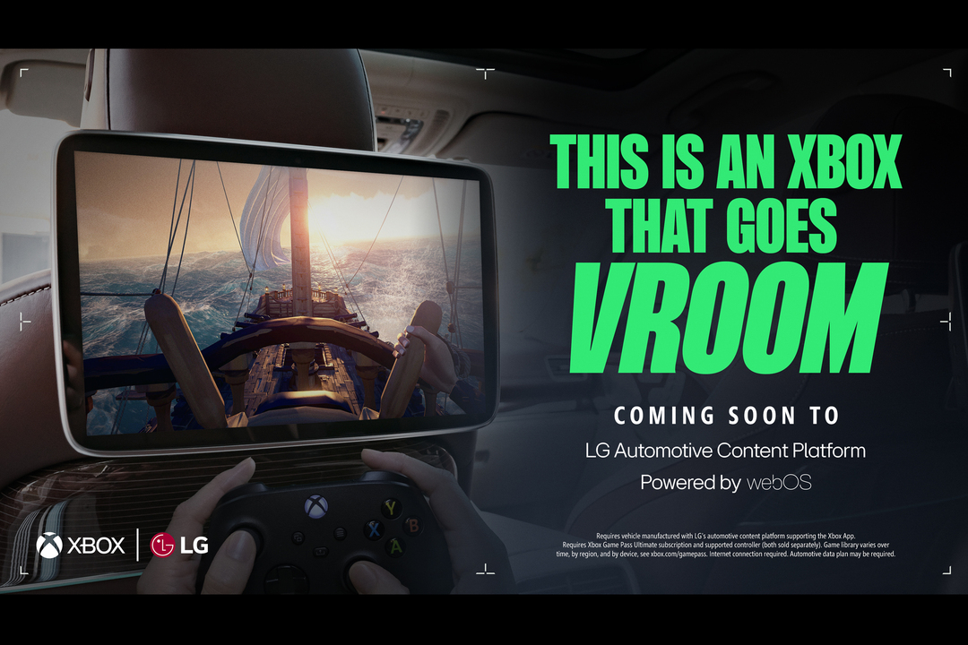 Xbox is coming to cars thanks to an LG and Microsoft partnership