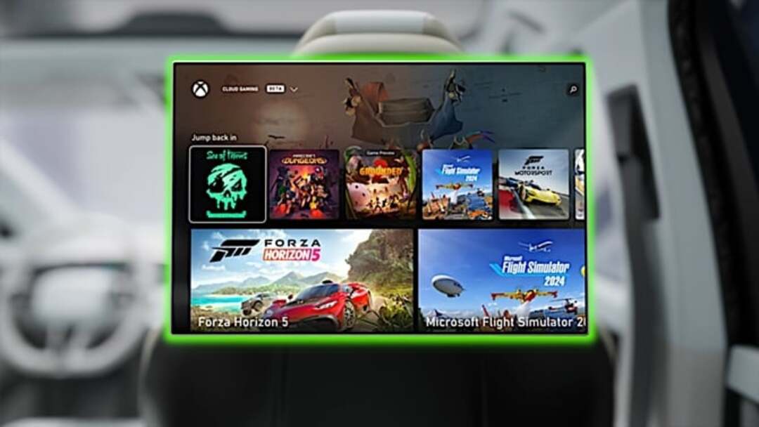 Xbox Cloud Gaming is coming to select cars for Game Pass subscribers