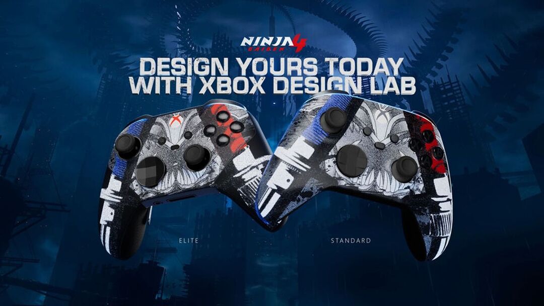 Xbox Design Labs debuts Ninja Gaiden 4-style Xbox controllers — a fun design for series fans and hack and slash fanatics alike