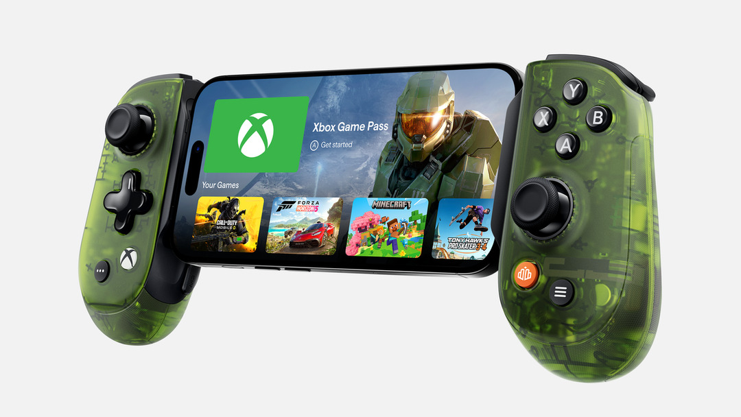 Backbone is here with a nostalgic Xbox Cloud Gaming controller — sporting an old-school green transparent shell