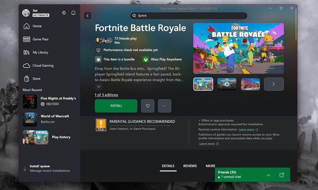 Fortnite for Xbox PC and Xbox Ally devices is currently broken for many — but a fix is on the way