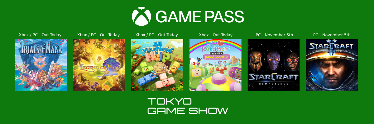 Game Pass games announced at the Xbox Tokyo Game Show broadcast