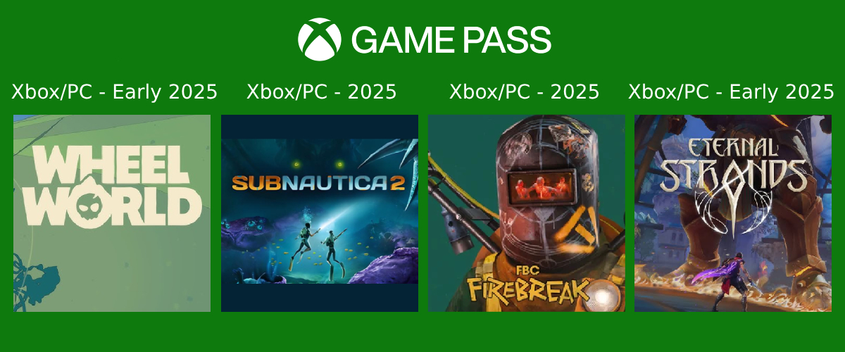 Four Game Pass games announced at the Xbox Partner Showcase (October 2024)